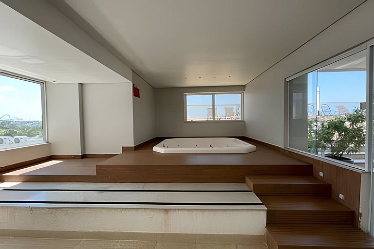 #505# Duplex Luxuoso c/ jacuzzi privativa 2 suítes