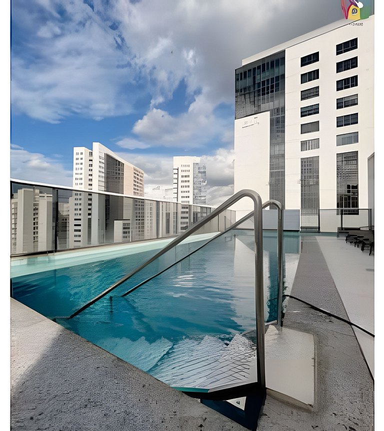 #1806A# - Apto 1 quarto- Metropolitan Barcelona
