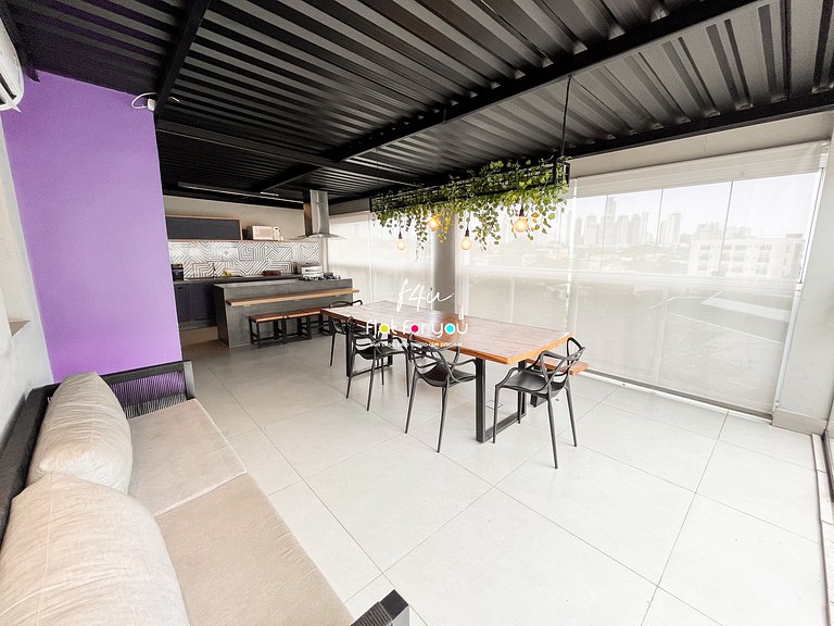 #304O# Apartamento lindo de 2 quartos com jacuzzi privativa