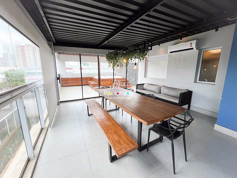 #304O# Apartamento lindo de 2 quartos com jacuzzi privativa