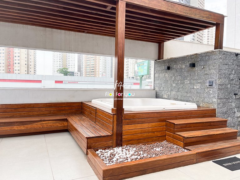 #304O# Apartamento lindo de 2 quartos com jacuzzi privativa