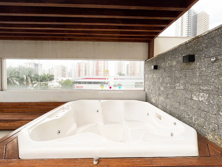 #304O# Apartamento lindo de 2 quartos com jacuzzi privativa