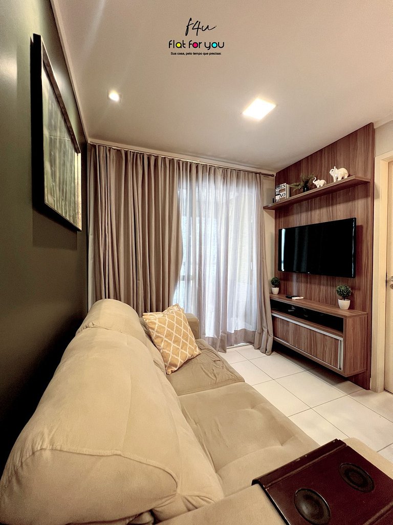 #1206B# Lindo apto 1Q Jardim Goias, mobiliado