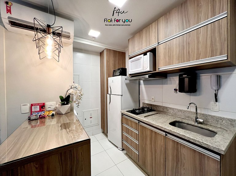 #1206B# Lindo apto 1Q Jardim Goias, mobiliado