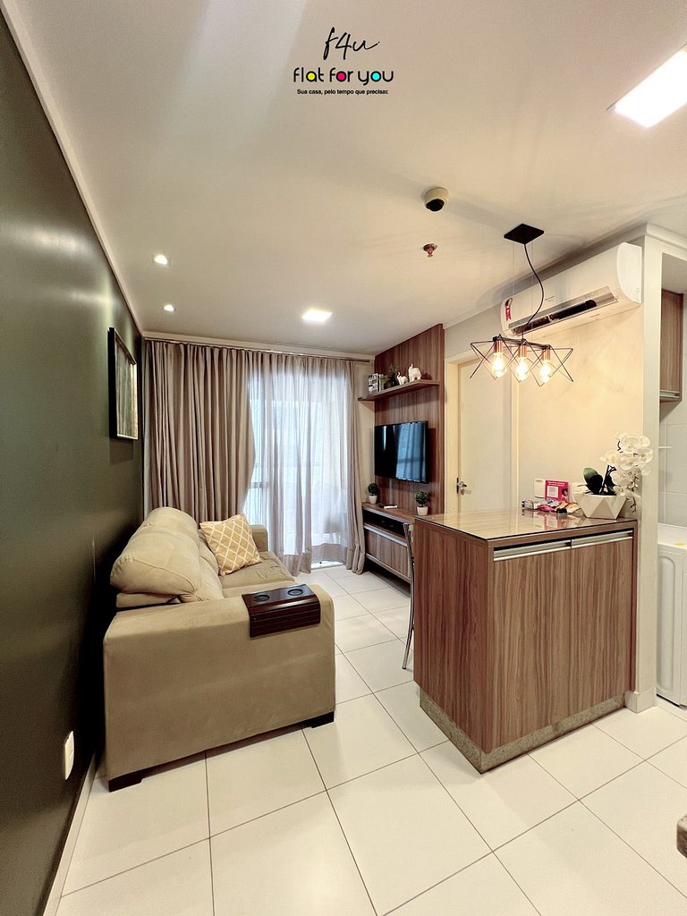 #1206B# Lindo apto 1Q Jardim Goias, mobiliado