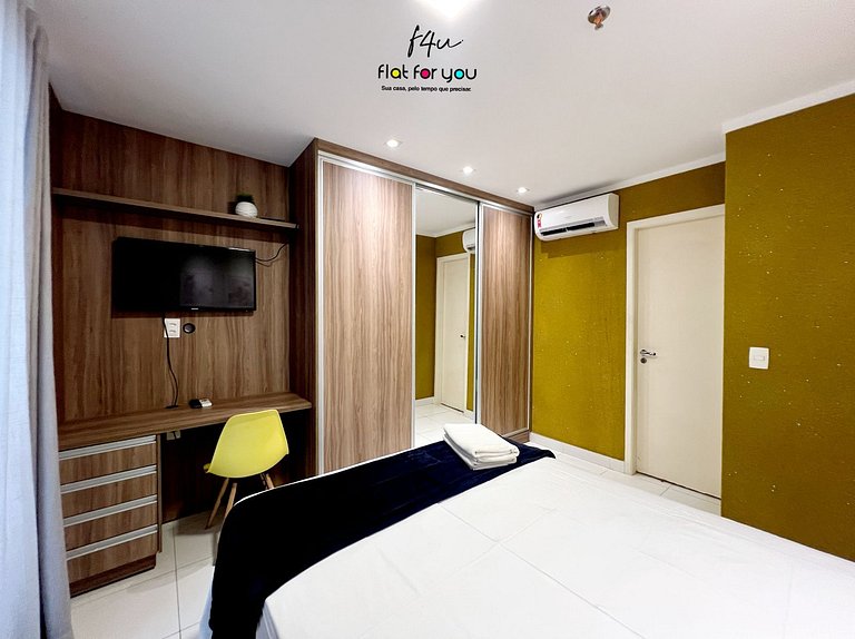 #1206B# Lindo apto 1Q Jardim Goias, mobiliado