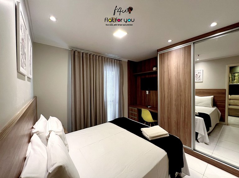 #1206B# Lindo apto 1Q Jardim Goias, mobiliado