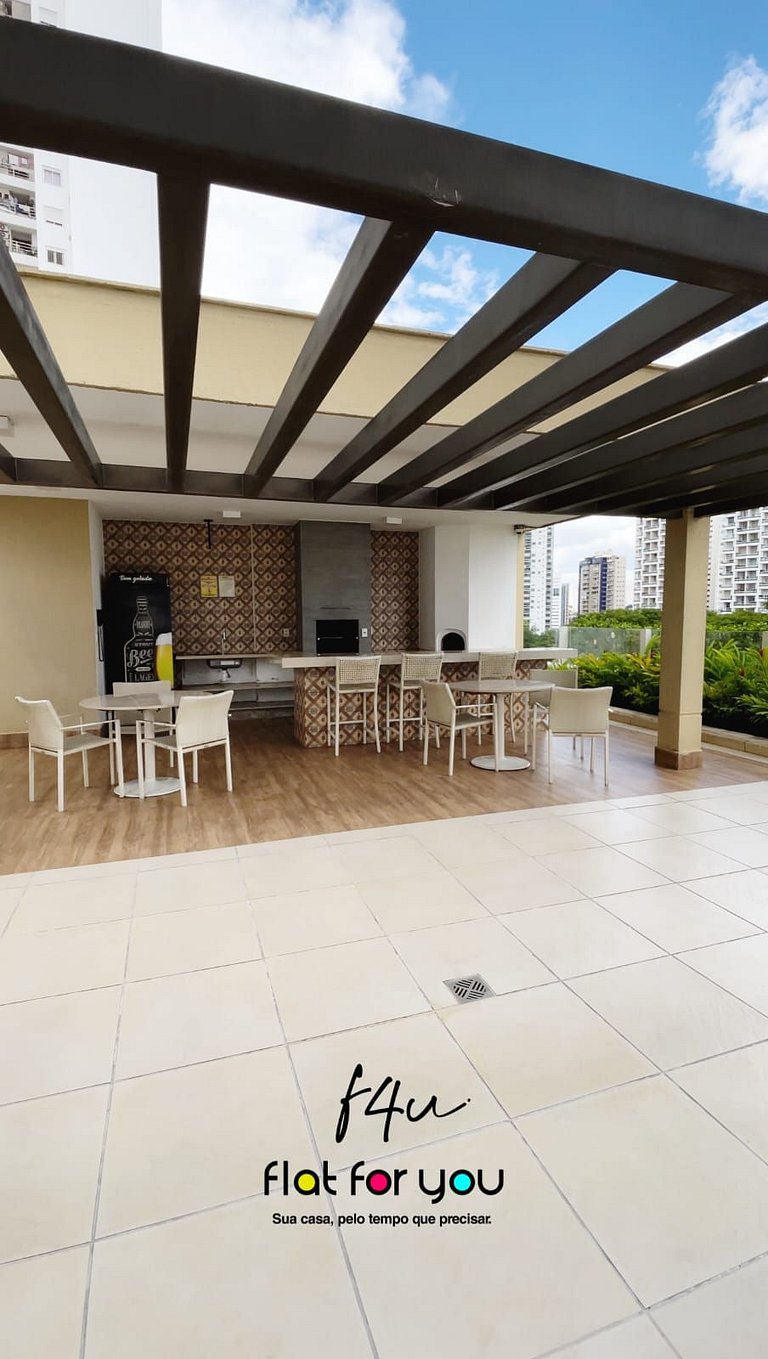 #304# Luxuoso apê 2Q Jd. Goiás.