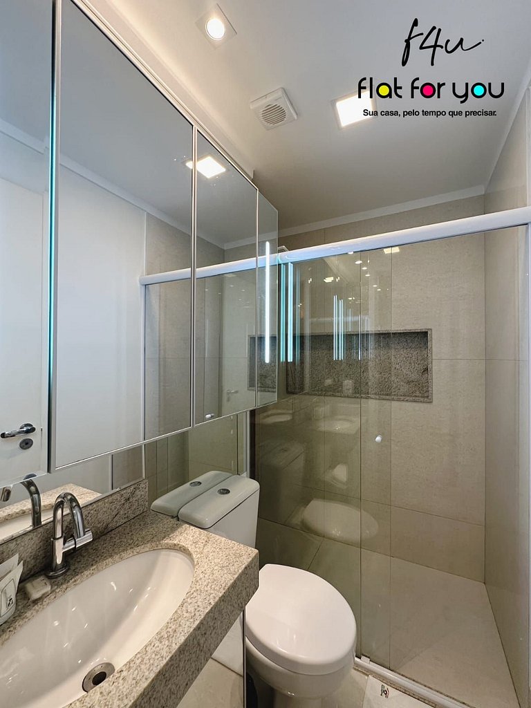 #1404A# Flat mobiliado no Jardim Goias