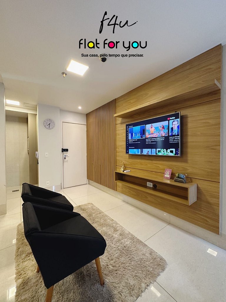 #1404A# Flat mobiliado no Jardim Goias