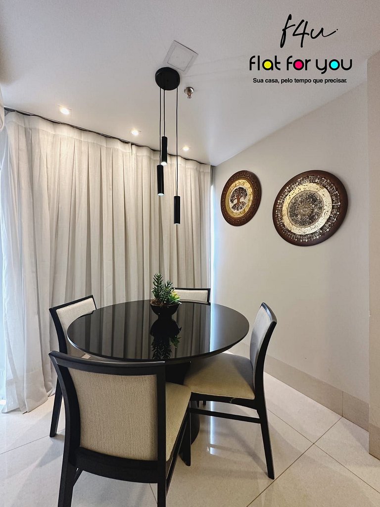 #1404A# Flat mobiliado no Jardim Goias