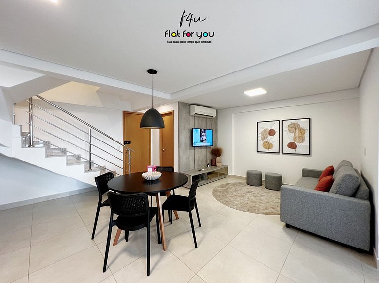 #2705# Duplex de 2 quartos próx. Serra Dourada