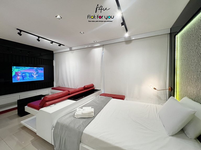 501T Lindo Flat no Metropolitan Sidney- Jd Goiás