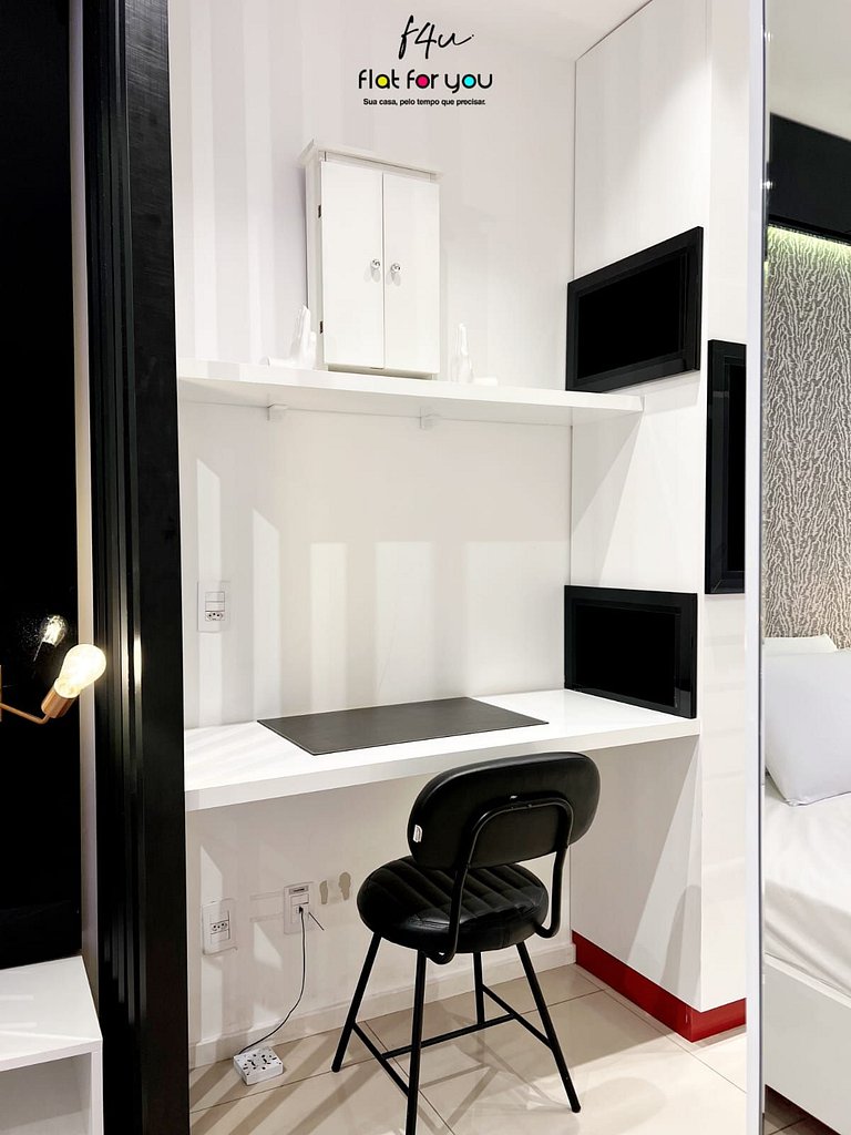 501T Lindo Flat no Metropolitan Sidney- Jd Goiás