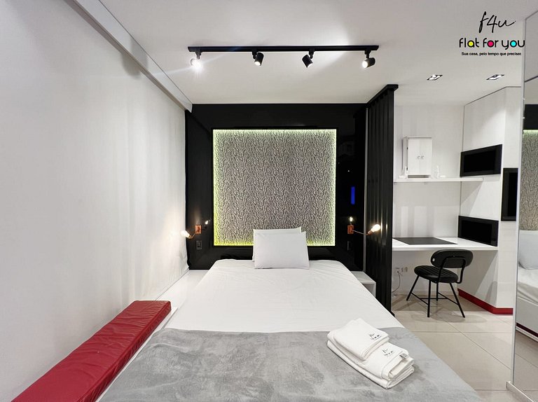501T Lindo Flat no Metropolitan Sidney- Jd Goiás