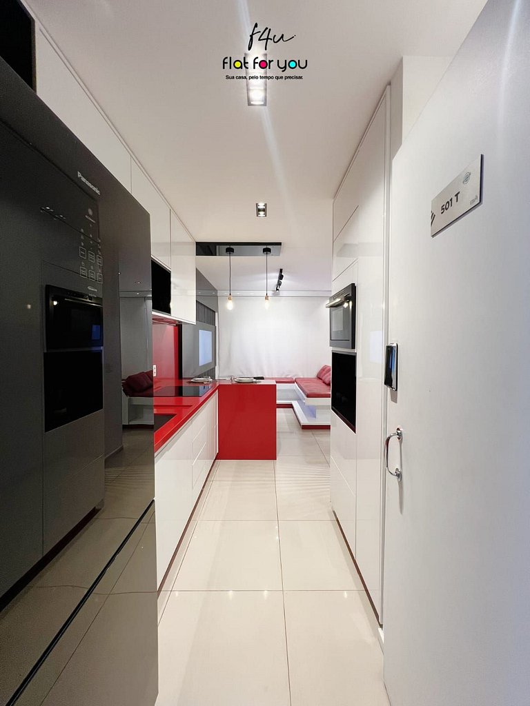 501T Lindo Flat no Metropolitan Sidney- Jd Goiás