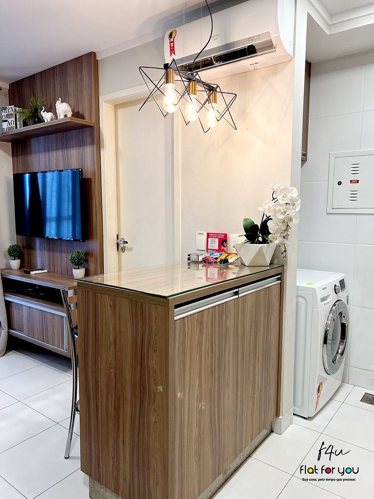 #1206B# Lindo apto 1Q Jardim Goias, mobiliado