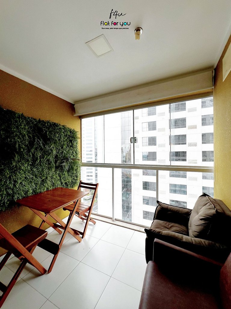#1206B# Lindo apto 1Q Jardim Goias, mobiliado