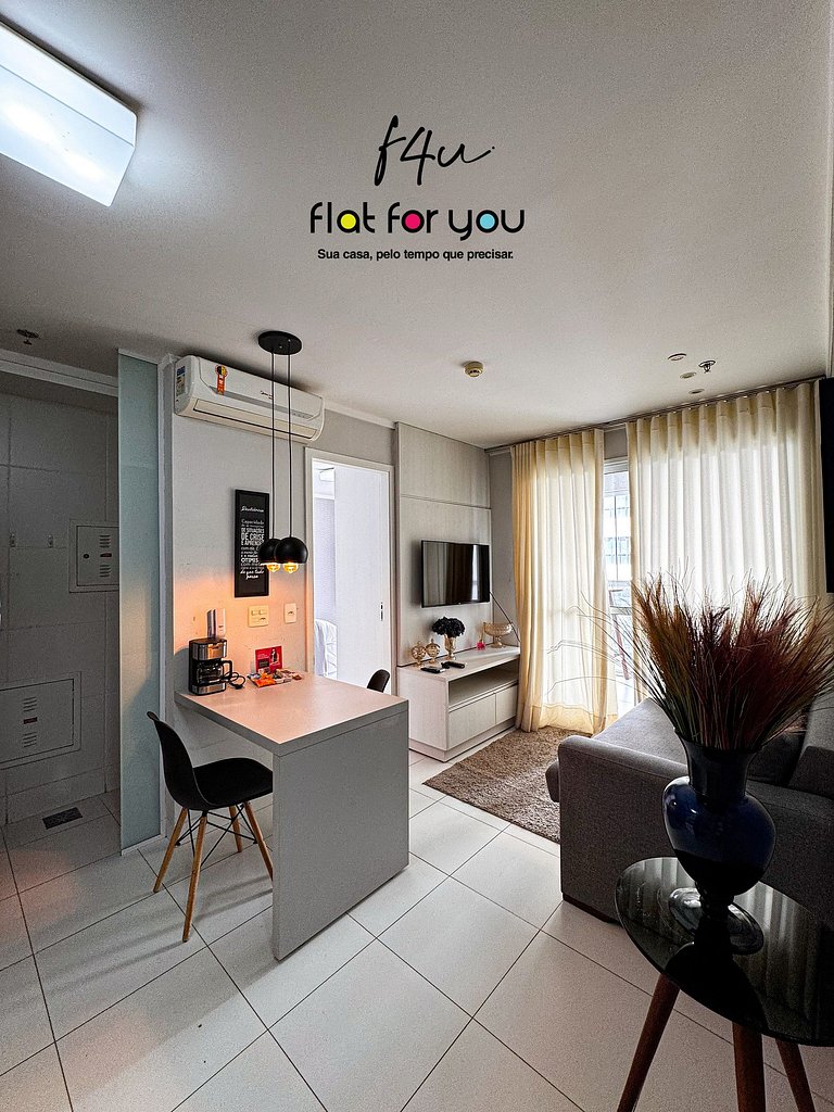 #1707A# Apto 1 quarto .próx Pq Flamboyant