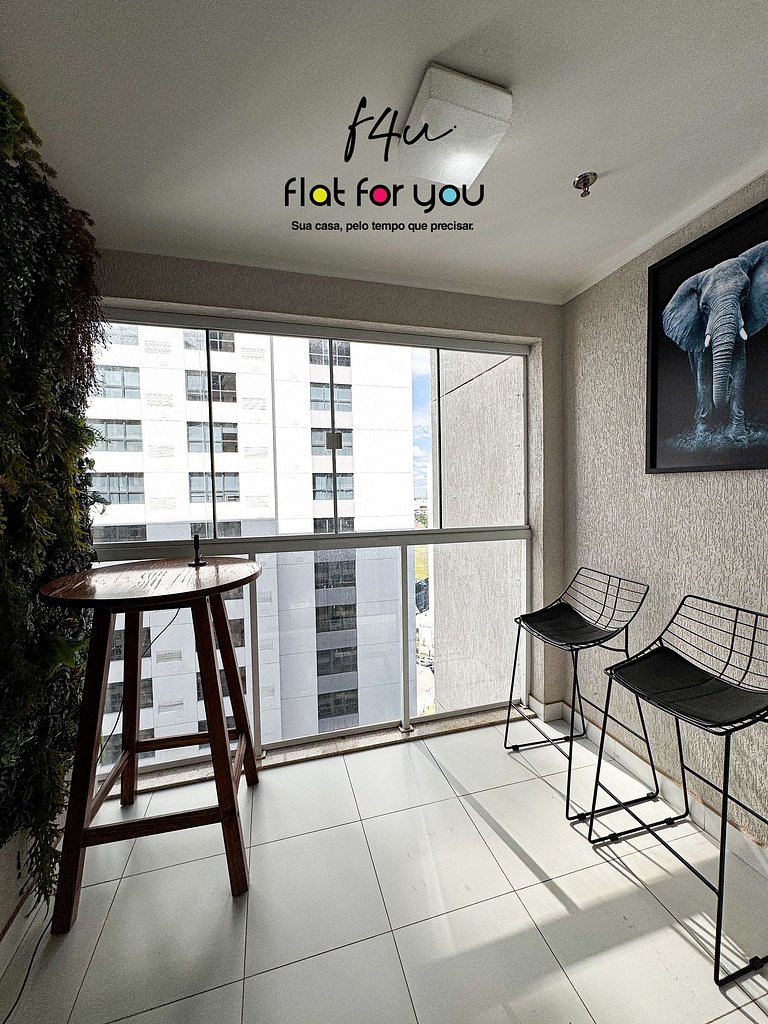 #1707A# Apto 1 quarto .próx Pq Flamboyant