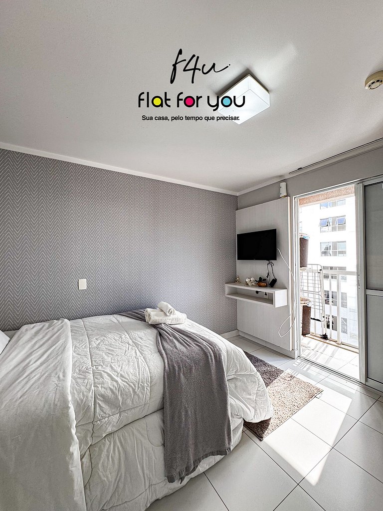 #1707A# Apto 1 quarto .próx Pq Flamboyant