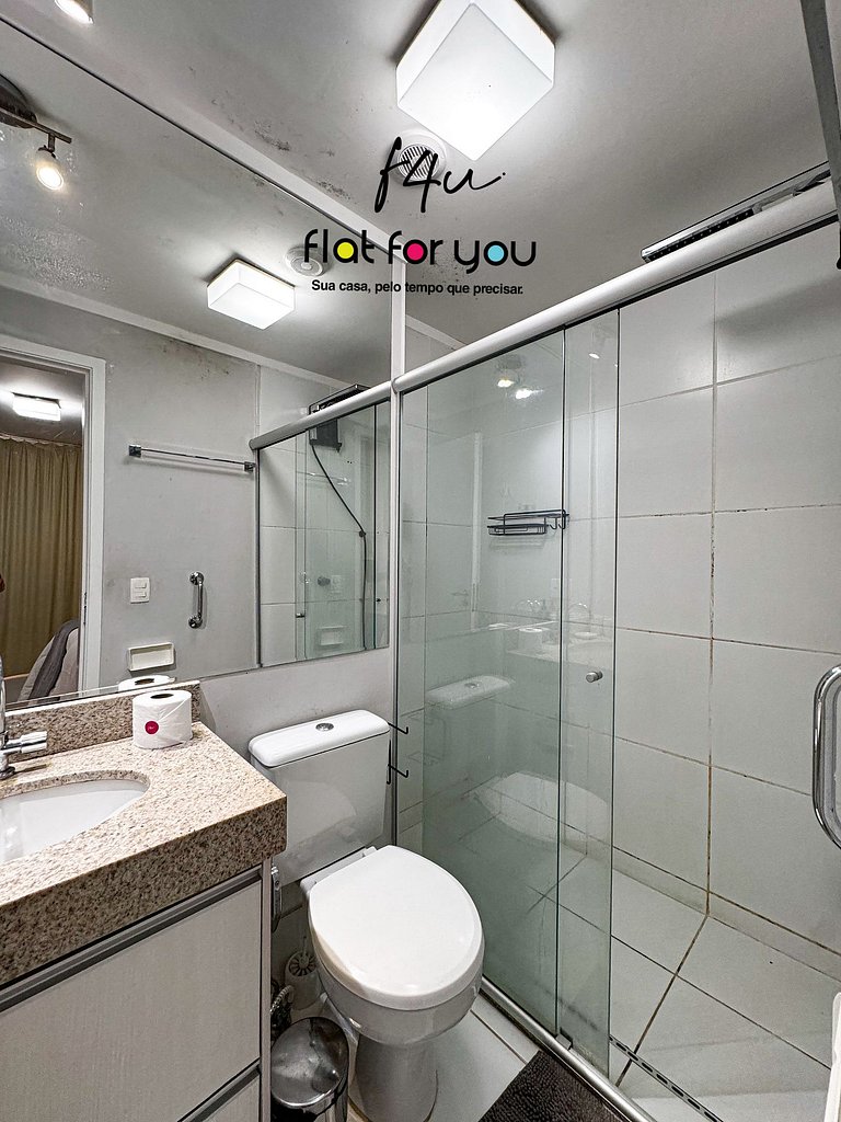 #1707A# Apto 1 quarto .próx Pq Flamboyant