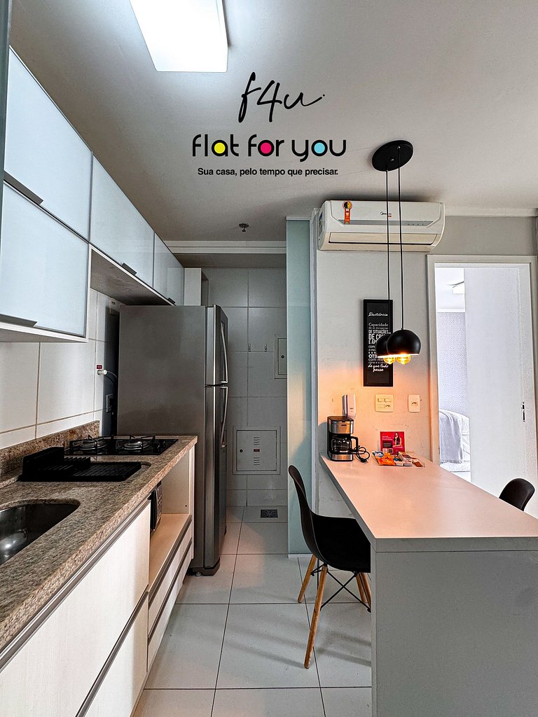 #1707A# Apto 1 quarto .próx Pq Flamboyant