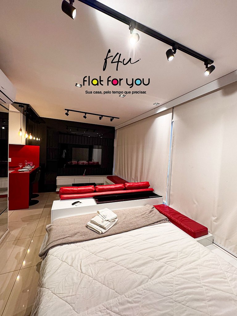 501T Lindo Flat no Metropolitan Sidney- Jd Goiás