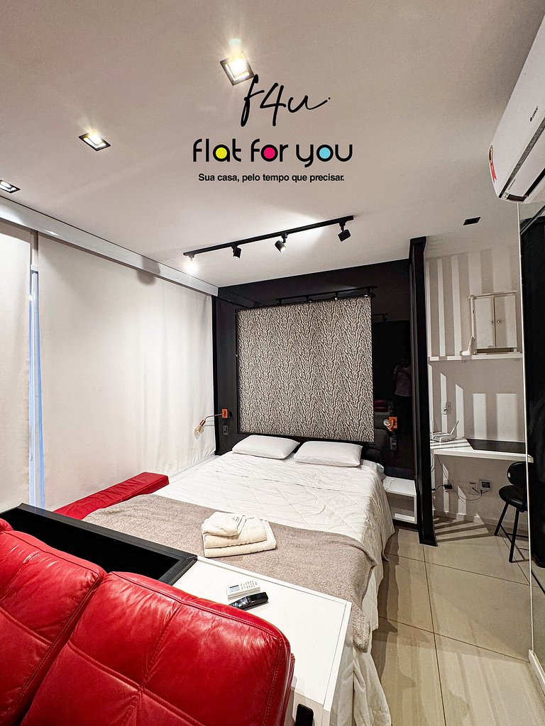 501T Lindo Flat no Metropolitan Sidney- Jd Goiás
