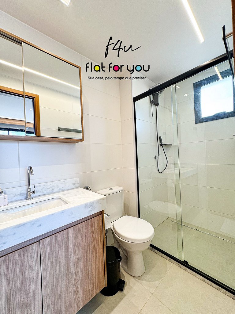 #1401S# Flat decorado e completo no Setor Bueno