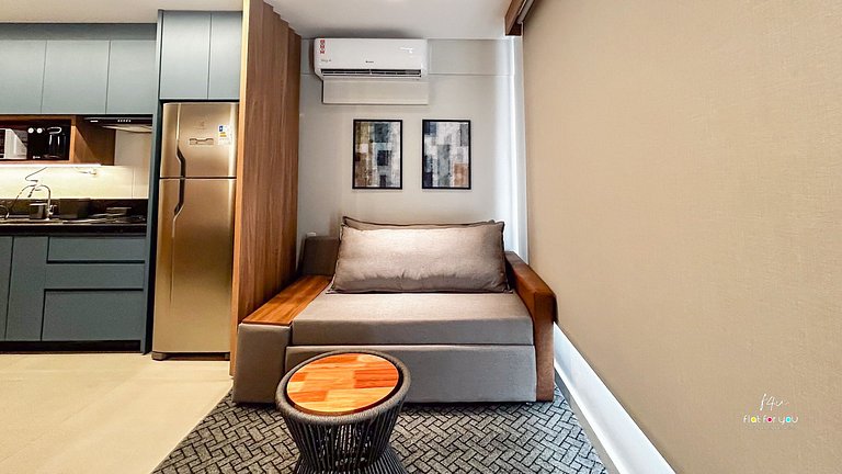 #1704 S# Lindo Flat decorado mobiliado- St. Bueno