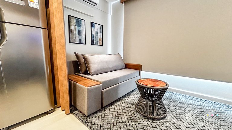 #1704 S# Lindo Flat decorado mobiliado- St. Bueno