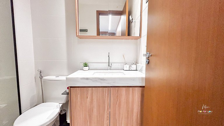 #1704 S# Lindo Flat decorado mobiliado- St. Bueno