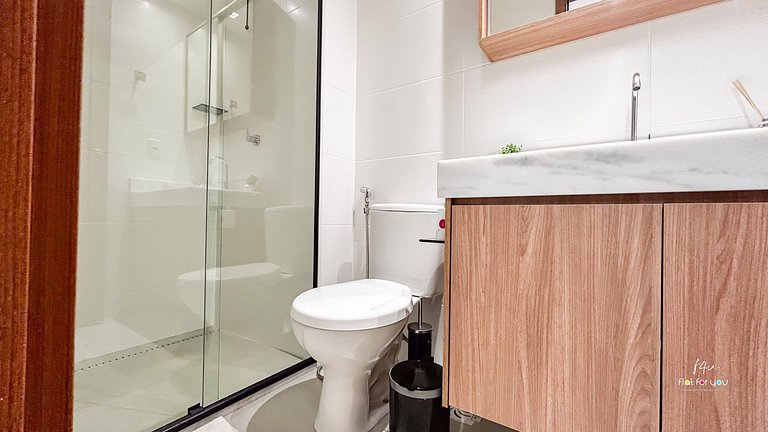 #1704 S# Lindo Flat decorado mobiliado- St. Bueno