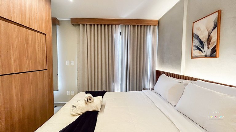 #1704 S# Lindo Flat decorado mobiliado- St. Bueno