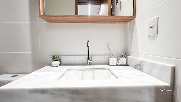 #1704 S# Lindo Flat decorado mobiliado- St. Bueno