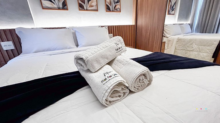 #1704 S# Lindo Flat decorado mobiliado- St. Bueno