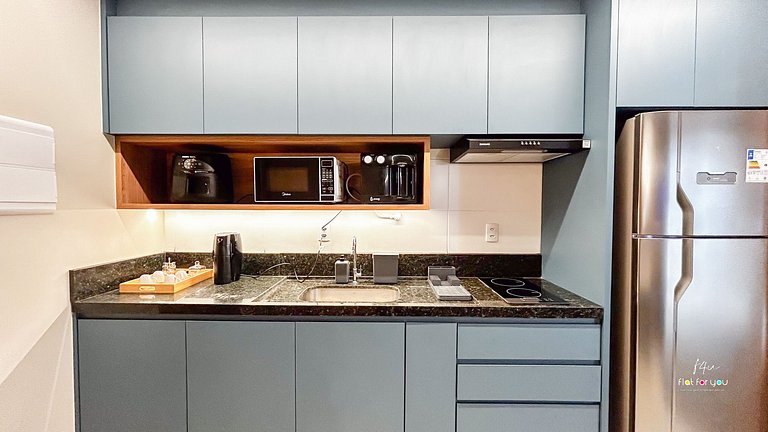 #1704 S# Lindo Flat decorado mobiliado- St. Bueno