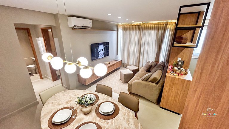 #2201J# Apto 2 Suítes, Tai Residências - Bueno