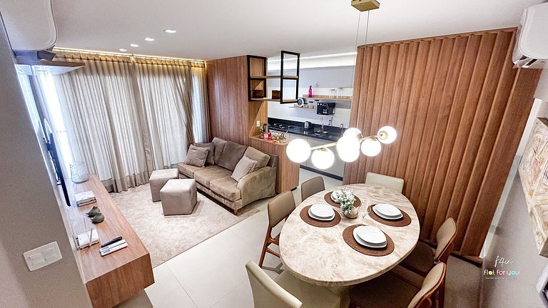 #2201J# Apto 2 Suítes, Tai Residências - Bueno