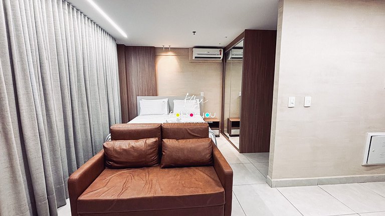 #3107# Flat Studio no Brookfield Tower –Jd Goiás