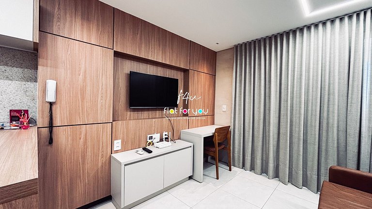 #3107# Flat Studio no Brookfield Tower –Jd Goiás
