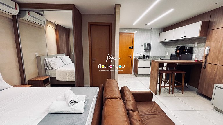 #3107# Flat Studio no Brookfield Tower –Jd Goiás