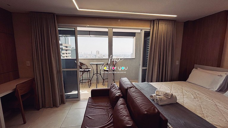 #3107# Flat Studio no Brookfield Tower –Jd Goiás