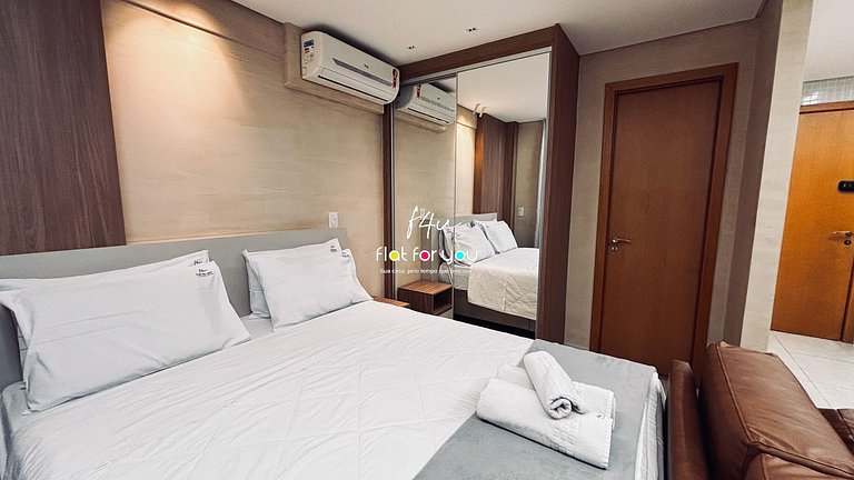 #3107# Flat Studio no Brookfield Tower –Jd Goiás