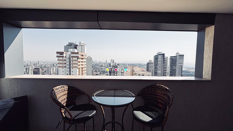 #3107# Flat Studio no Brookfield Tower –Jd Goiás