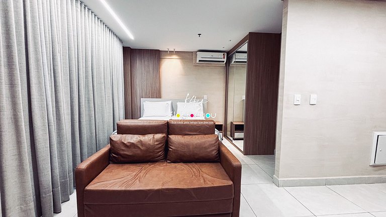 #3107# Flat Studio no Brookfield Tower –Jd Goiás