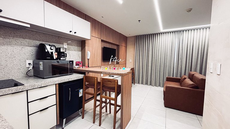 #3107# Flat Studio no Brookfield Tower –Jd Goiás