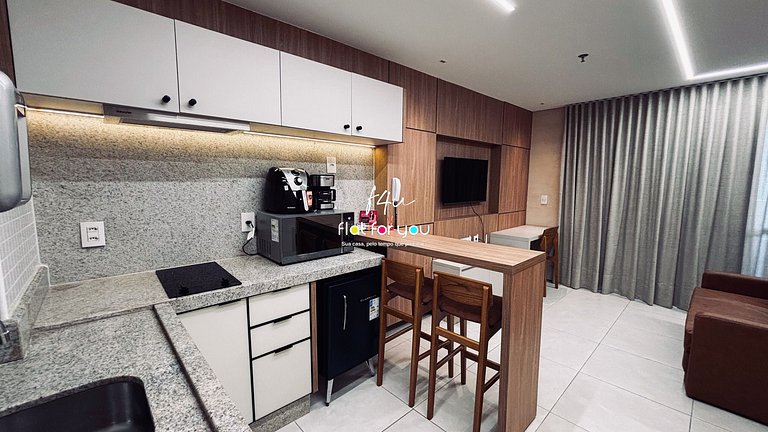 #3107# Flat Studio no Brookfield Tower –Jd Goiás