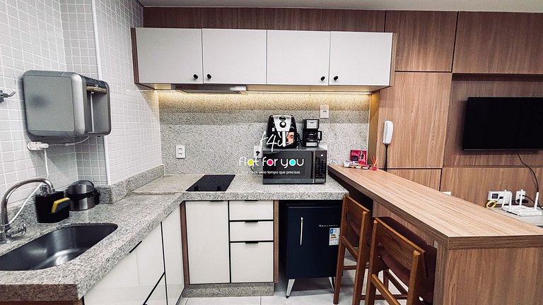 #3107# Flat Studio no Brookfield Tower –Jd Goiás